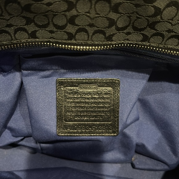 Vintage Coach Black purse - Picture 7 of 14